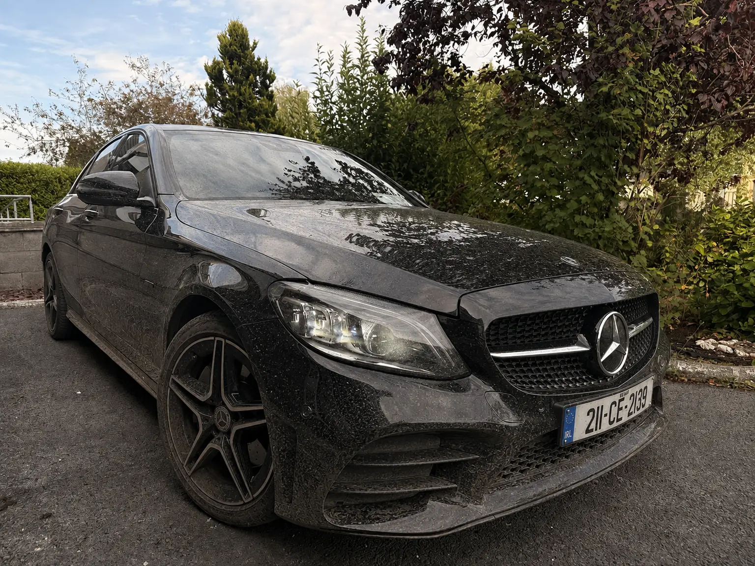 Mercedes and BMW before detailing